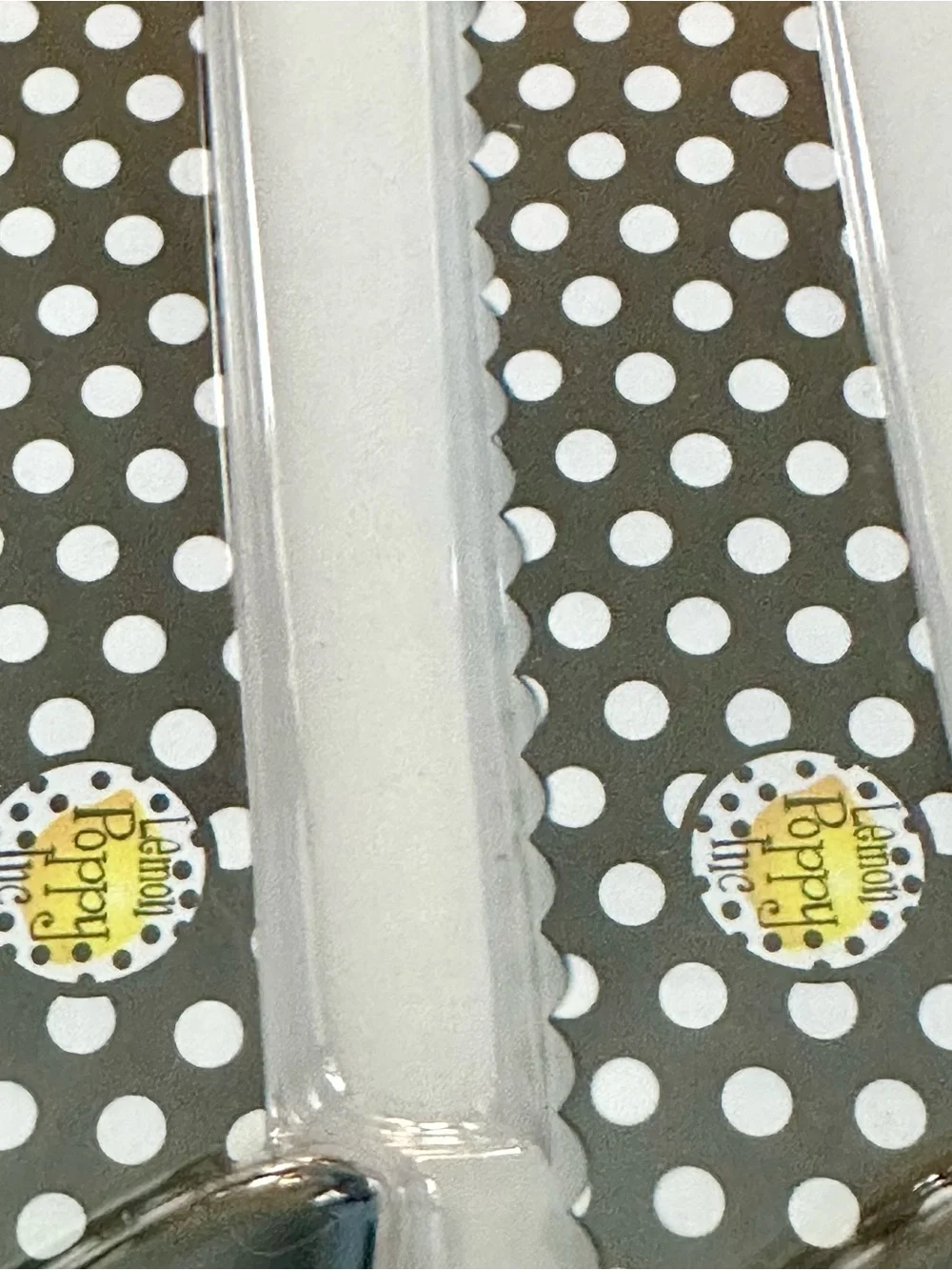 Lemon Poppy Inc Polka Dot Ceramic Blade Knife Set